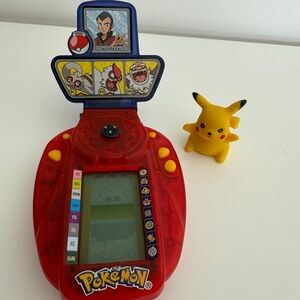 POKEMON Virtual V Trainer Battle Electronic Toy Game w/ Pikachu! Tested! Hasbro